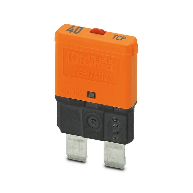 DC 40V thermisch-magnetisch apparaat schakelborden met een nominale spanning van 32V door Phoenix Contact
