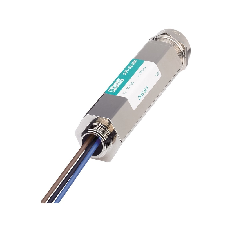 24 V gelijkspanningsoverspanningsbeschermer voor 1/2&quot; Phoenix Contact S-PT-1X2-24DC-1/2