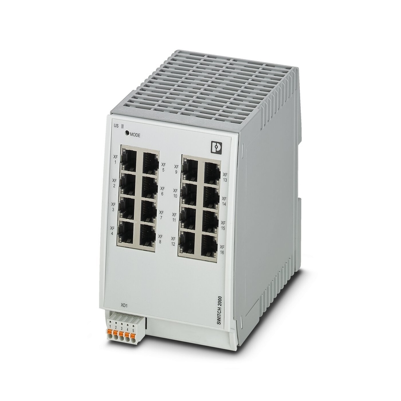 FL SWITCH 2016 Phoenix Contact Industrial Ethernet Switch voor en EtherNet/IP-netwerk
