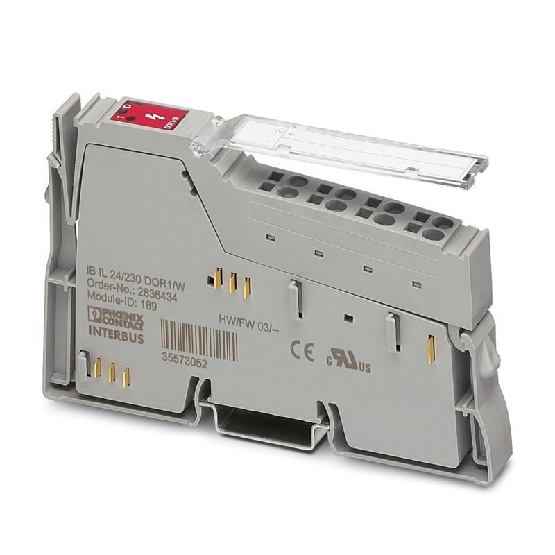 IP20-verzorgingsniveau relais module 2861881 IB IL 24/230 DOR1/W-PAC door Phoenix Contact