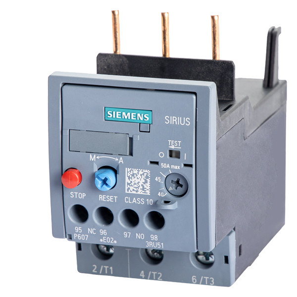 Siemens 3RU5136-4BB0 Overbelastingsrelais 40...50 A Grootte S2 Klasse 10 voor motorbescherming