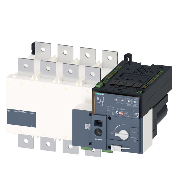 Siemens 3KC8446-0EA22-0GA3 3KC ATSE 4-pool RTSE/ATSE 630A overdrachtsschakelapparatuur