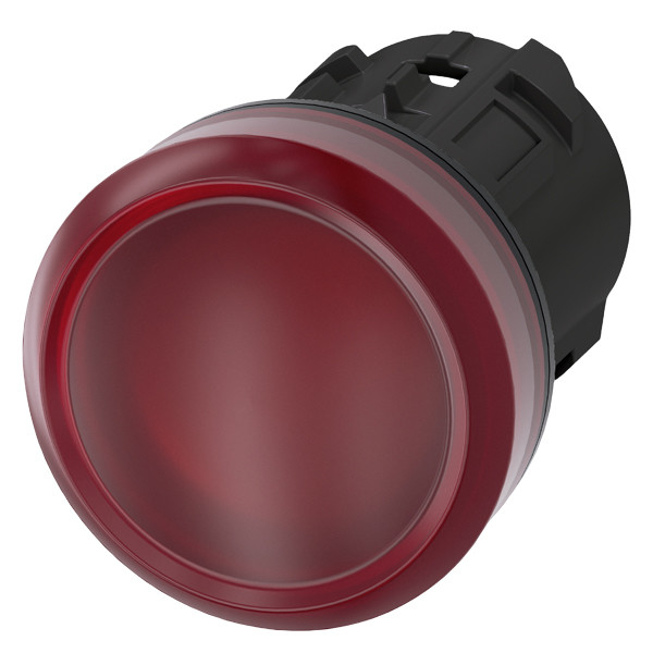Siemens 3SU1001-6AA20-0AA0 SIRIUS ACT Pilot Light in rood plastic met gladde lens
