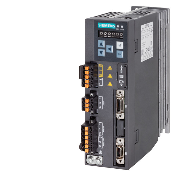 200 V 0,40 kW SINAMICS V90 Converter LI PROFINET FSB 6SL3210-5FB10-2UF2 van Siemens