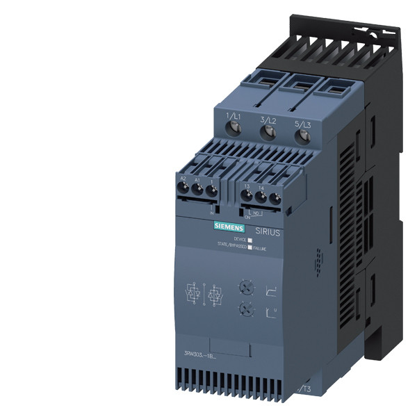 Siemens 3RW3036-1BB14 3RW30 Soft Starter Grootte S2 Schroefterminals Bypass betrouwbaarheid