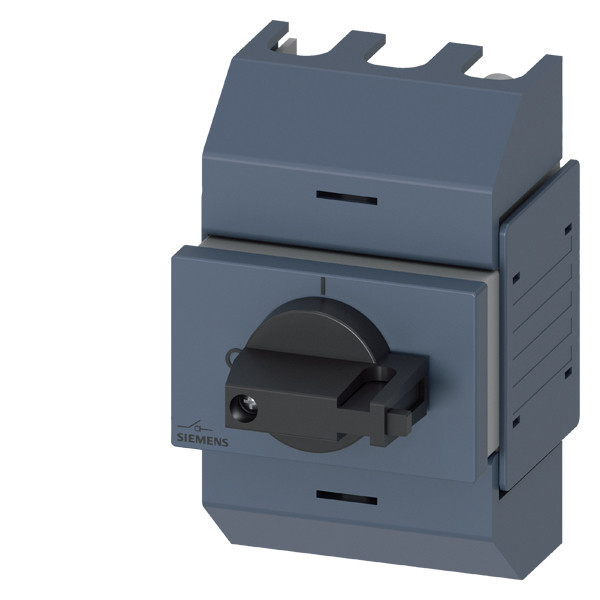 Siemens 3KD0232-2KG20-3 Schacht ontkoppelingsschakelaar met voorste werking 3 pool Ti-grijs